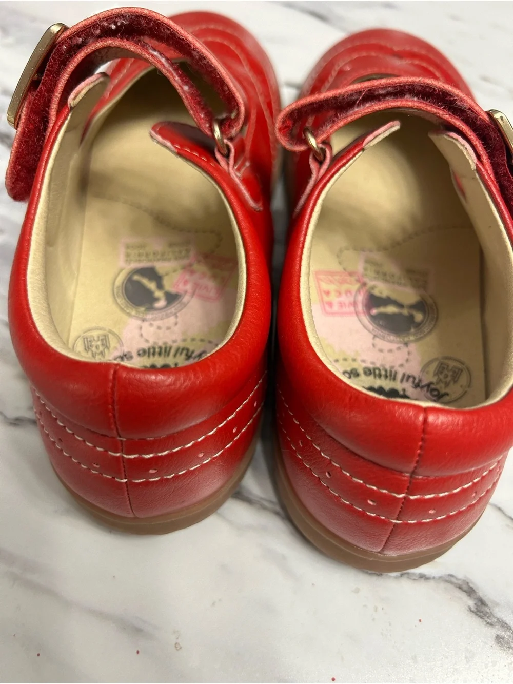 Livie & Luca Red Girls Mary Jane Dress Shoes